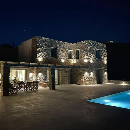 Veneterra-pool-seaview-conciergeservices 빌라 Koundouros